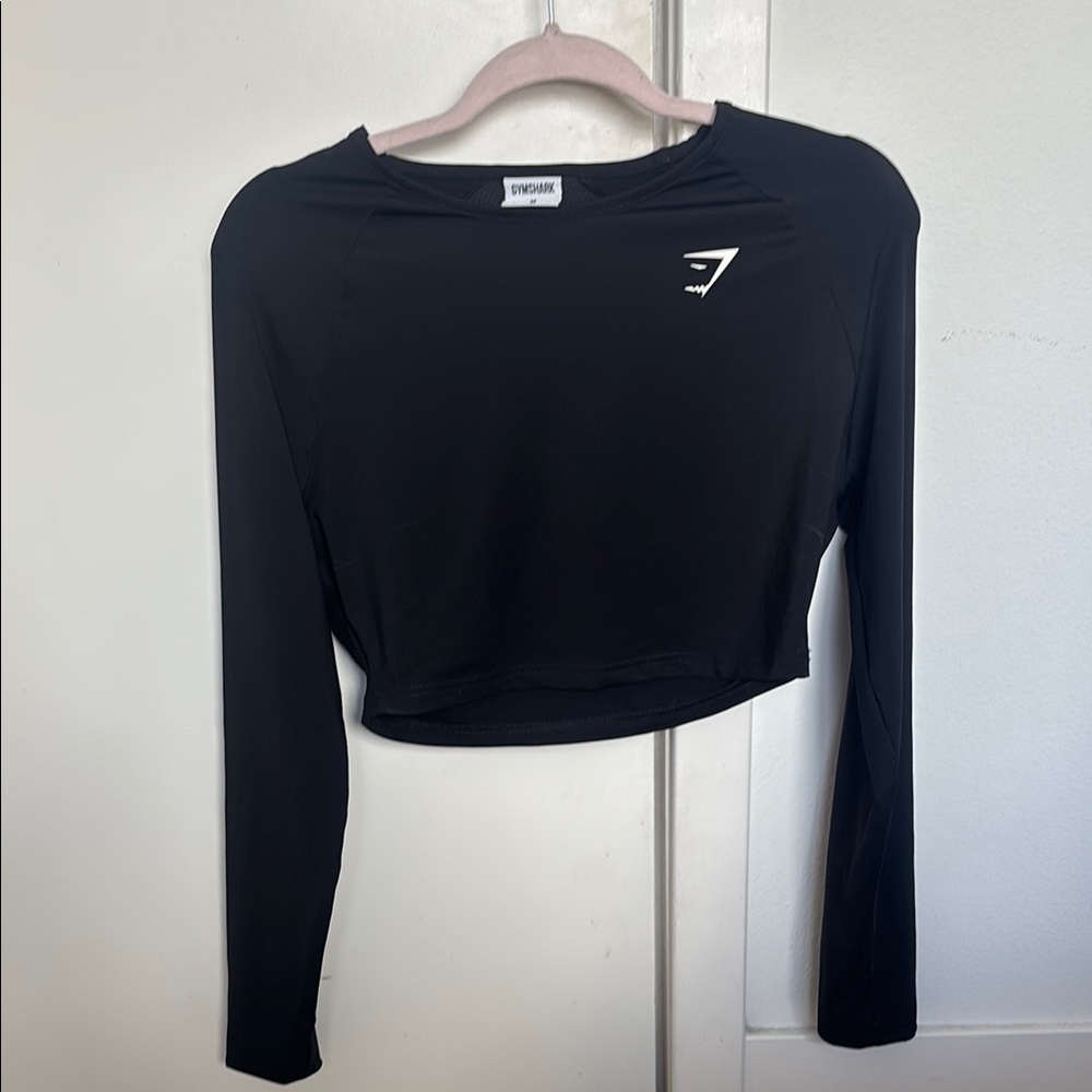 Gymshark Women's Black Long Sleeve Top